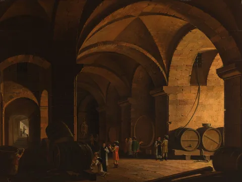 Ludvík Kohl, Wine-Cellar in a Cistercian Monastery
