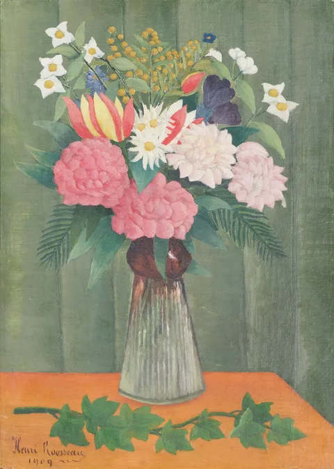 Henri Rousseau, Flowers in a Vase