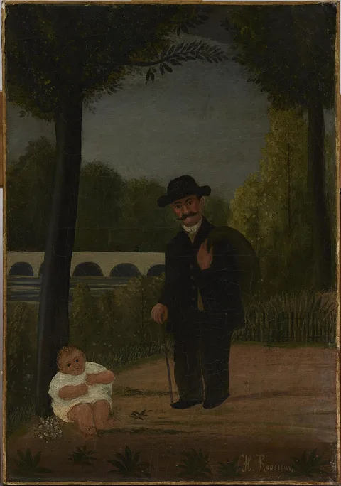 Henri Rousseau, Stroller and Child
