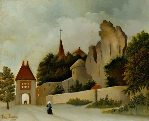 Henri Rousseau, Landscape with Ruins