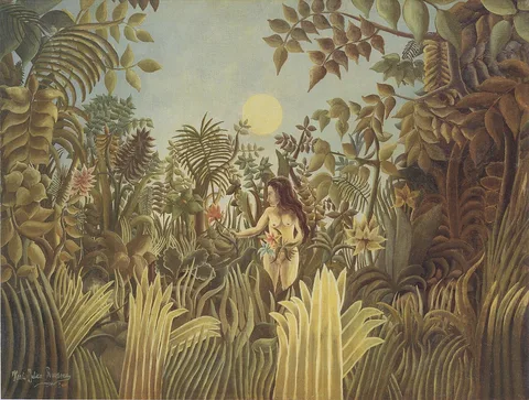 Henri Rousseau, Eve in the Garden of Eden
