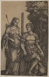 Marcantonio Raimondi, Venus Appearing to Aeneas