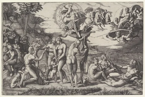 Marcantonio Raimondi, The Judgment of Paris