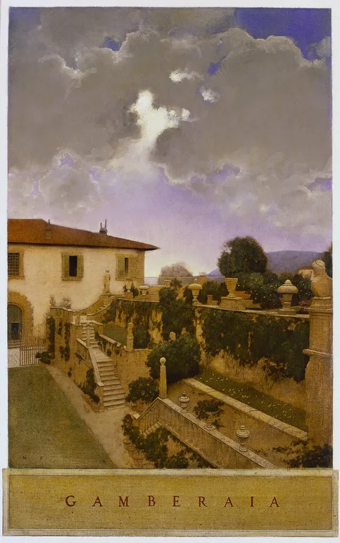 Maxfield Parrish, Villa Gamberaia, Settignano