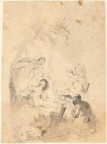 Franz Anton Maulbertsch, The Adoration of the Shepherds