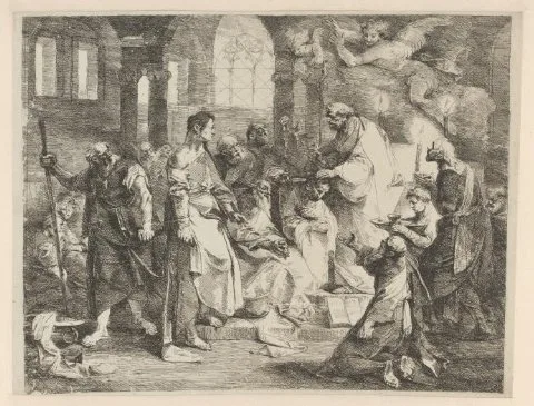 Franz Anton Maulbertsch, Petrus zegent de apostelen