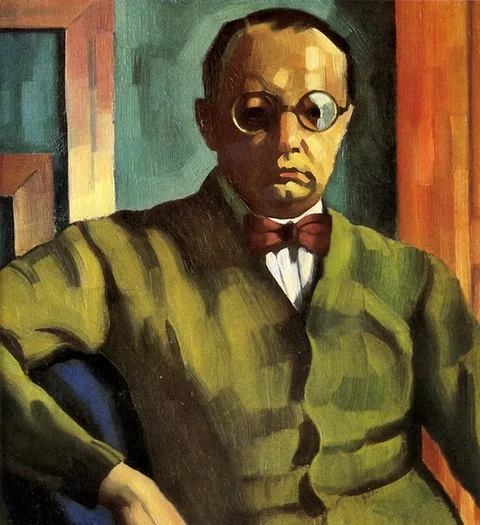 Adolf Erbslöh, Self-portrait