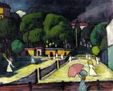 Adolf Erbslöh, Tennis Court