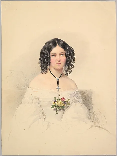 Moritz Michael Daffinger, Countess Hélène Esterházy, née Countess Bezobrazov