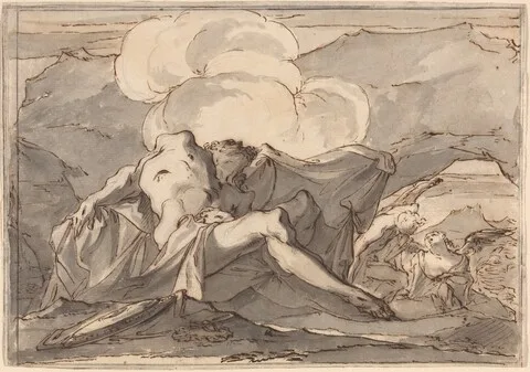 Paul Troger, The Dead Christ with Angels