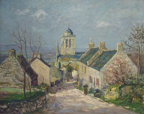 Maxime Maufra, The Downward Street in Locronan