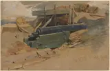 Carl Werner, Cannon by a Bulwark