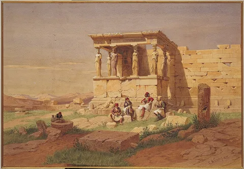 Carl Werner, The Prostasis  of the Caryatids on the Erechtheion