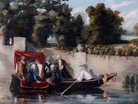 François Bocion, The Embarkation: An Eighteenth Century Costume Piece