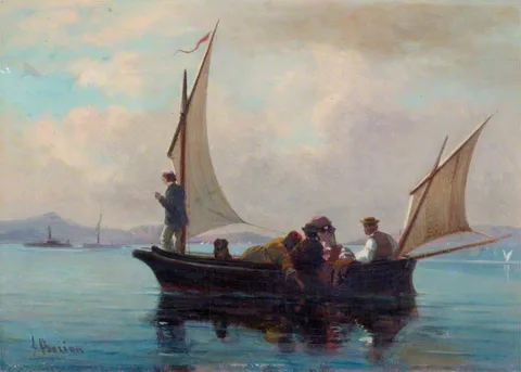 François Bocion, A Sailing Boat