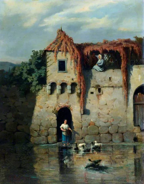 François Bocion, Feeding Ducks