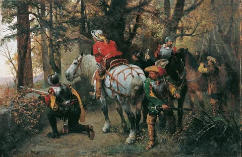Julius von Blaas, Scouting the Enemy
