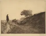 Ferdinand Schmutzer, Shepherd with Flock