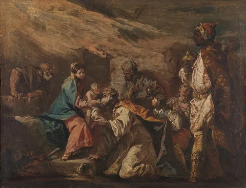 Gaspare Diziani, Adoration of the Magi