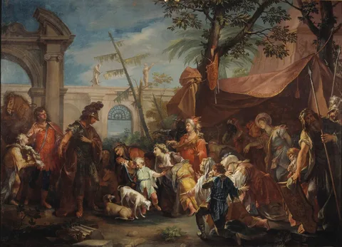 Gaspare Diziani, The Family of Darius Pleading to Alexander