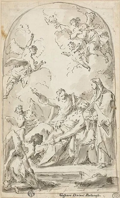 Gaspare Diziani, Death of Saint Joseph