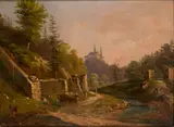 Walery Eljasz Radzikowski, View of Czerna near Krzeszowice