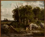 Józef Szermentowski, Oak forest.