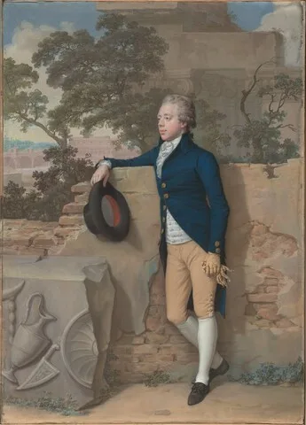 Hugh Douglas Hamilton, Frederick North, Later Fifth Earl of Guilford, in Rome