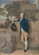 Hugh Douglas Hamilton, Frederick North, Later Fifth Earl of Guilford, in Rome