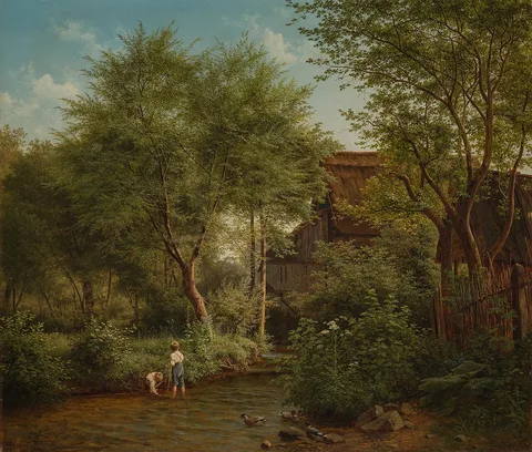 Bedřich Havránek, By the Brook