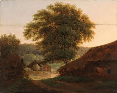 Bedřich Havránek, A Landscape with a Tree