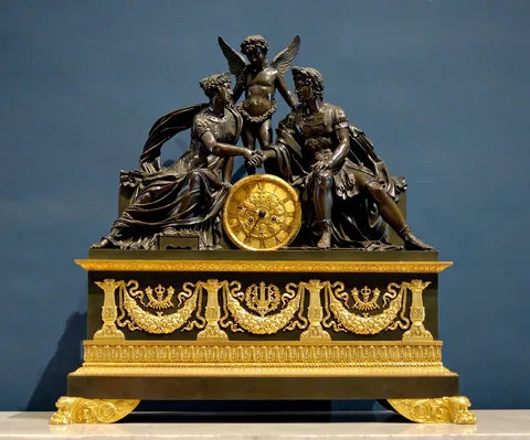Pierre Philippe Thomire, Clock representing Mars and Venus, an allegory of the wedding of Napoleon I and Archduchess Marie Louise of Austria