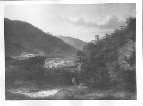 Franz Steinfeld, View of the Helenental near Baden