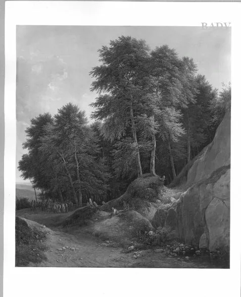 Franz Steinfeld, Forest with hunting party