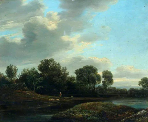 Franz Steinfeld, Landscape: The River Bank