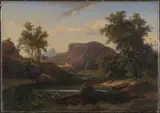 Carl Hummel, Landscape in Tirol