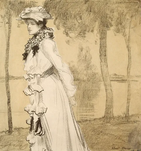 Dines Carlsen, White and Silver