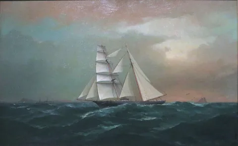 Gideon Jacques Denny, Brigantine William G. Irwin off Diamond Head