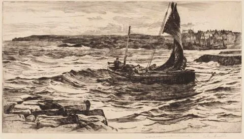 Colin Hunter, Fishing Port - Colin Hunter