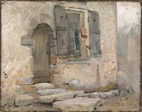 Fredrik Kolstø, House Wall in Grez