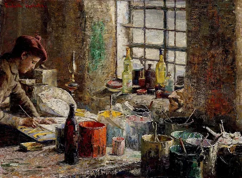 Fredrik Kolstø, The Painter's Workshop