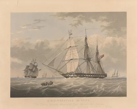 Edward Duncan, H.M.S. Warspite 50 Guns