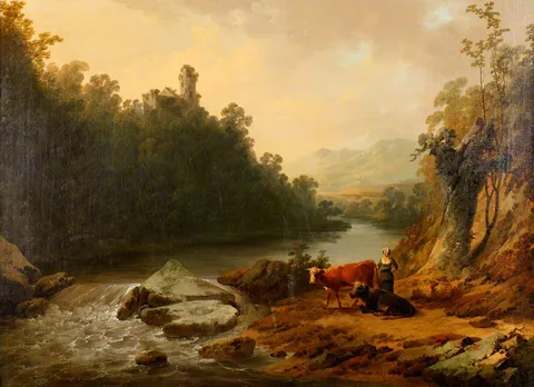 Joshua Shaw, River Landscape