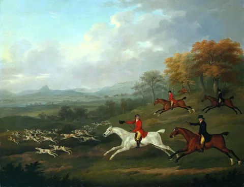 John Nost Sartorius, The Earl of Darlington Fox-Hunting with the Raby Pack: Full Cry