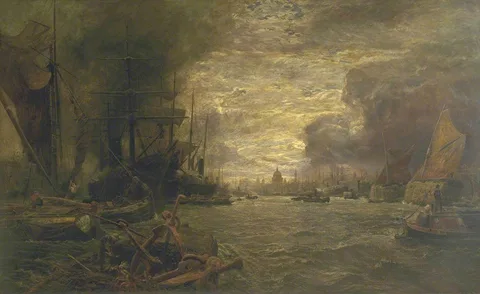 George Vicat Cole, The Pool of London