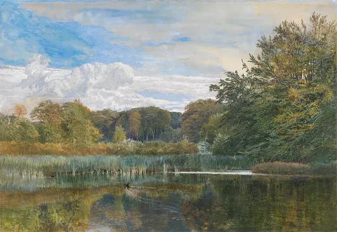 George Vicat Cole, The Mill Pond, Evelyn Woods