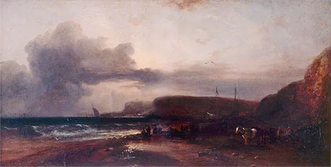 George Cole, Hastings, East Sussex, View from Rock-a-Nore