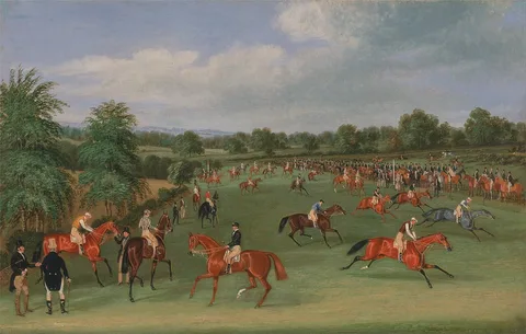 James Pollard, Epsom Races: Preparing to Start