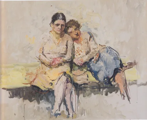 Felix Esterl, Friends (Marianne Seeger and Klothilde Esterl)