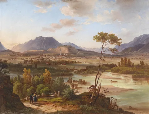 Jakob Canciani, View of Villach